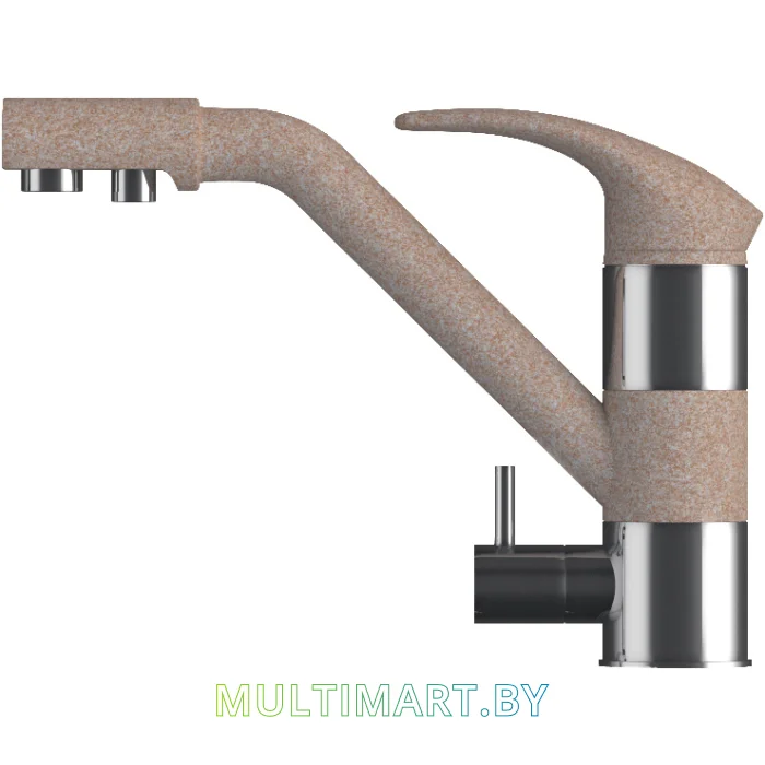 Смеситель Tolero Дуо R0204 №823 4623720694890 (темно-бежевый)